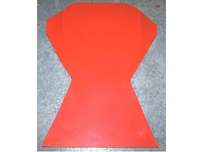 Tough plastic floortray in Red