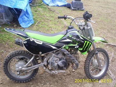 Will trade 2006 Kawaski KLX 110