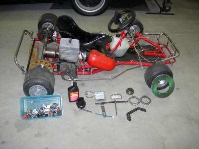 90s crg cadet(junior) kart with kt 100 