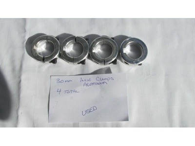 30mm Axle Clamps- x4