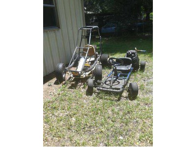2 running go karts cheap