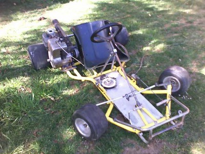 5 hp Briggs and stratton kart fastt!