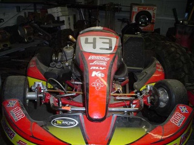 tony shfter kart 125 in excellent cond.