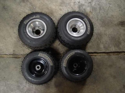 bridgestone rain slicks on rims