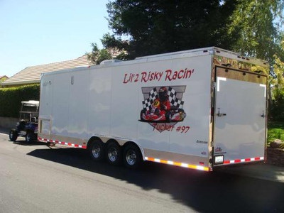 2008  28 Eliminator Race Trailer