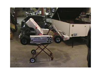 Kart with Yamaha KT 100 & accessories